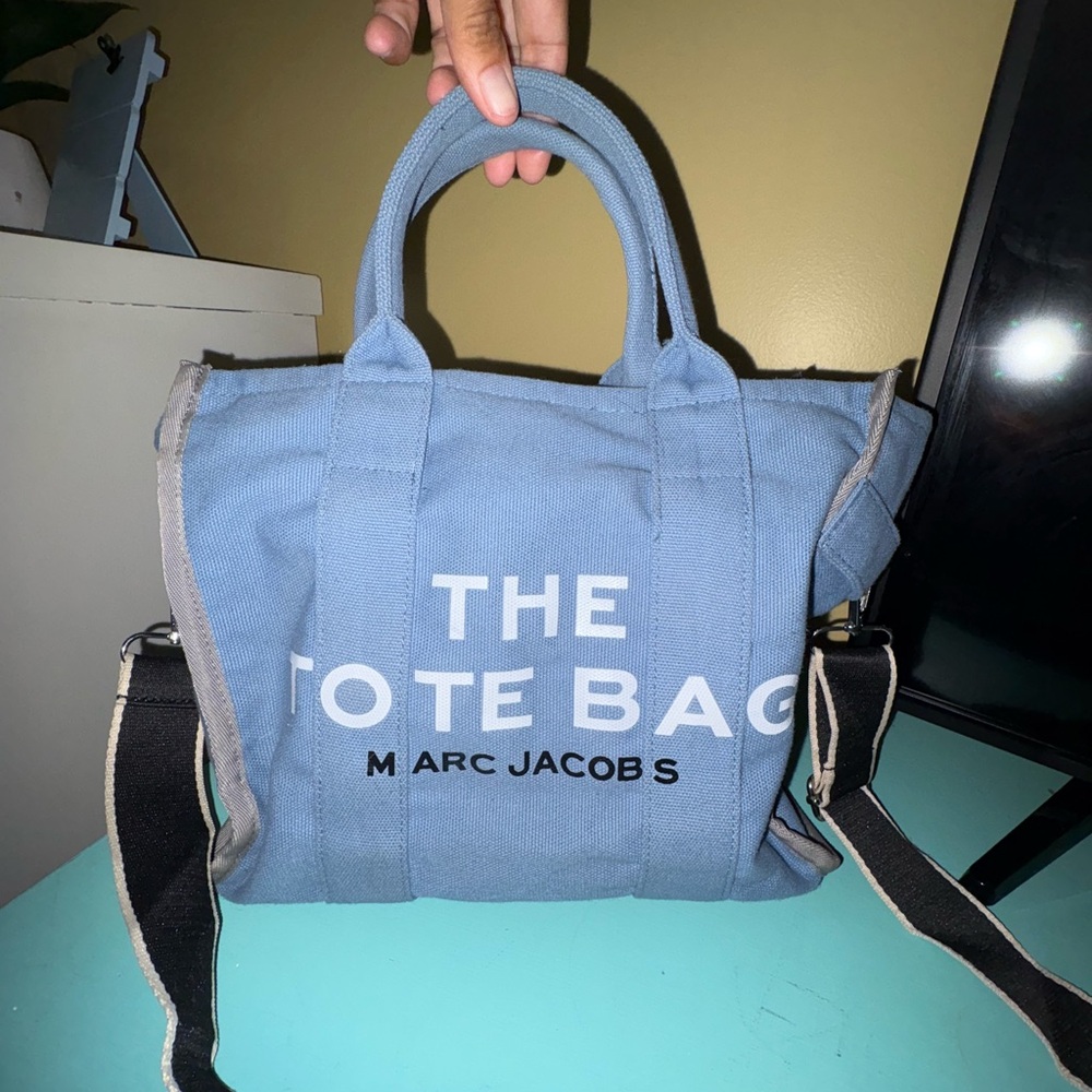 Marc Jacobs Blue and Black Messenger Bag